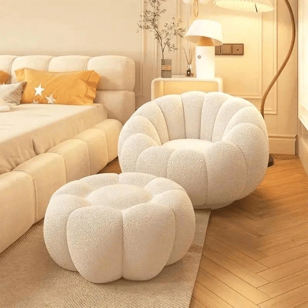 Ghế Sofa Đơn Thư Giãn Hình Bí Ngô