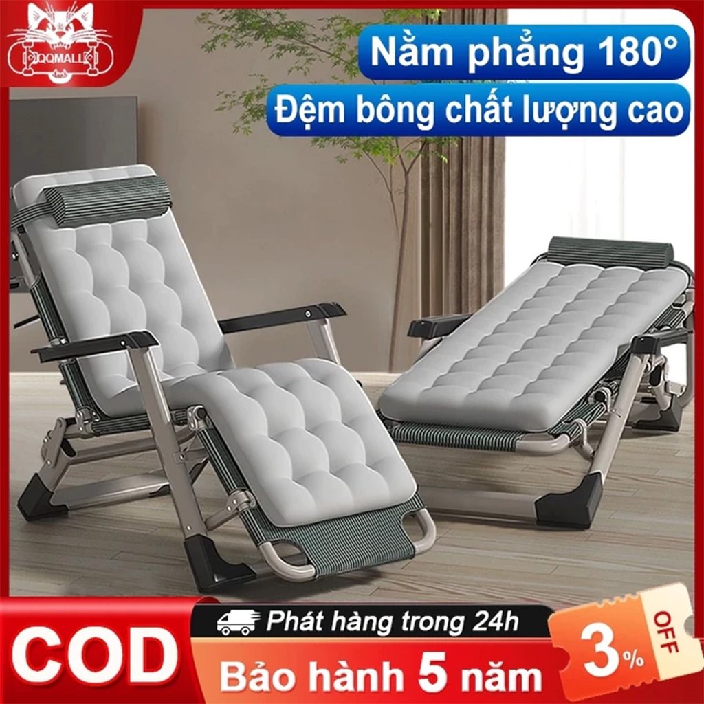 Ghế thư giãn gấp gọn khung hợp kim 200kg