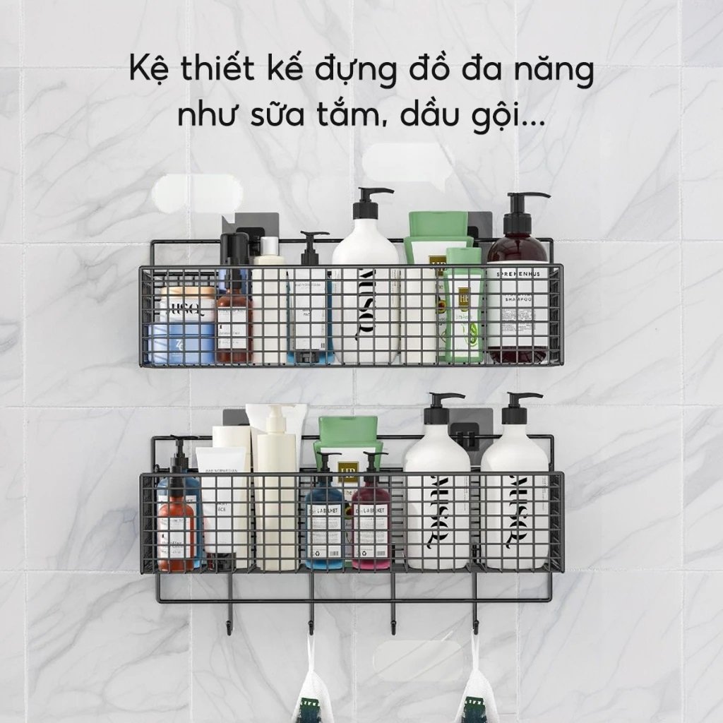 Kệ Dán Tường Nhà Tắm JYoohome Đa Năng