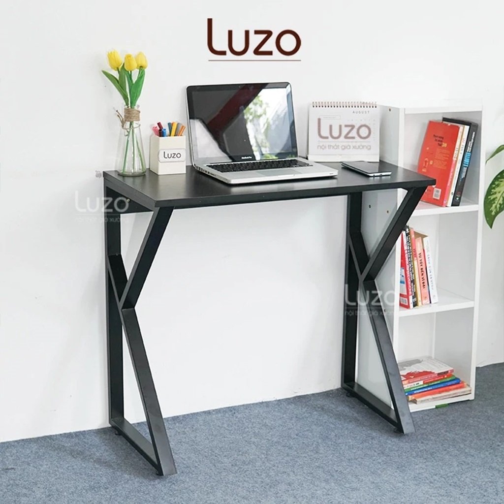 Bàn Học Sinh Mặt Gỗ Chân Sắt Luzo Home