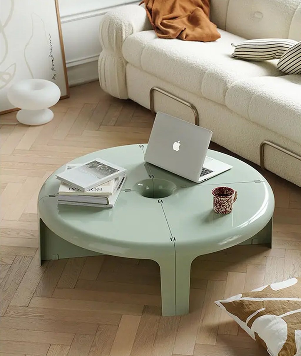 Bàn Trà Sofa Ghép Đa Năng Plastic Centre Table