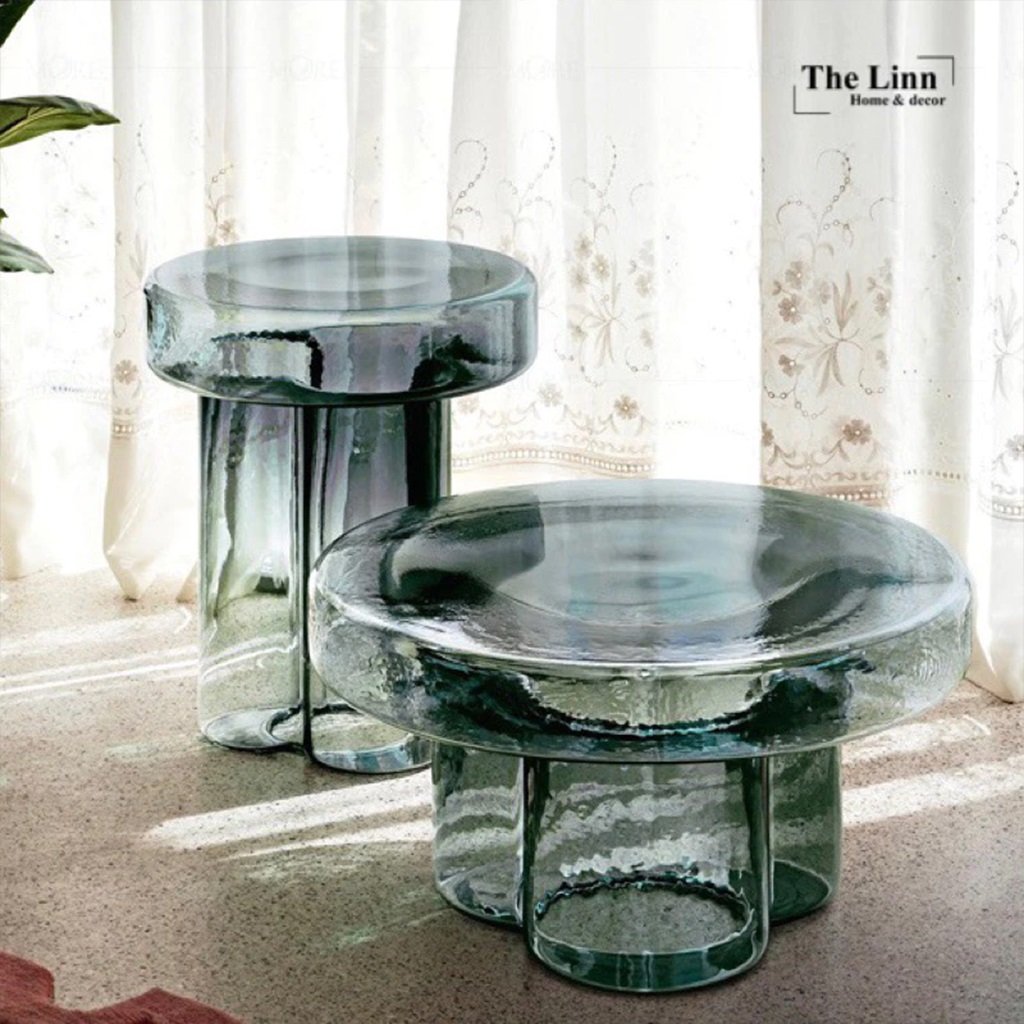 Bàn Trà Sofa Kính Xuyên Sáng Cao Cấp Glass Table