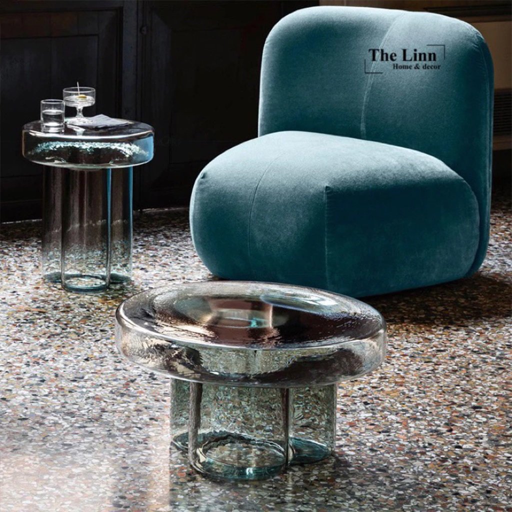Bàn Trà Sofa Kính Xuyên Sáng Cao Cấp Glass Table