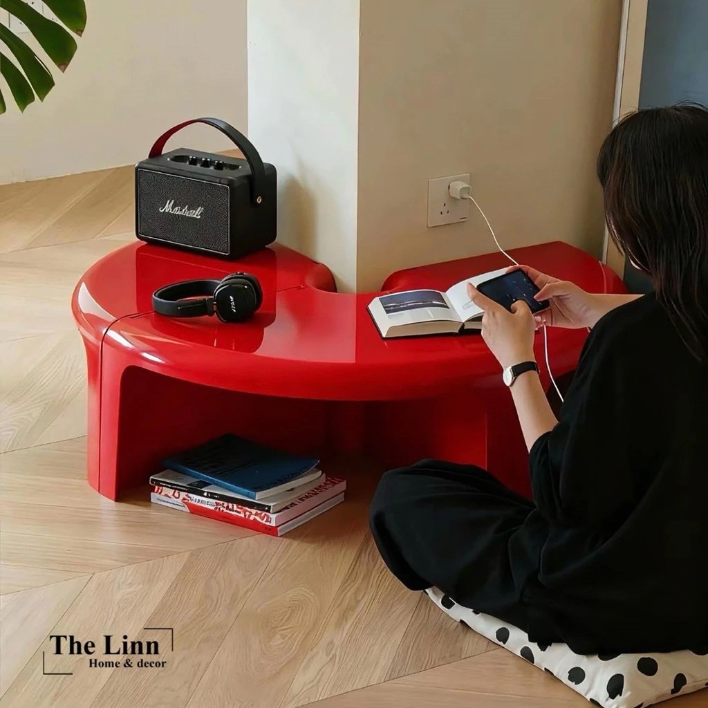 Bàn Trà Sofa Tròn Nhựa Đúc Cao Cấp Bàn Trà Sofa Tròn Nhựa Đúc Cao Cấp