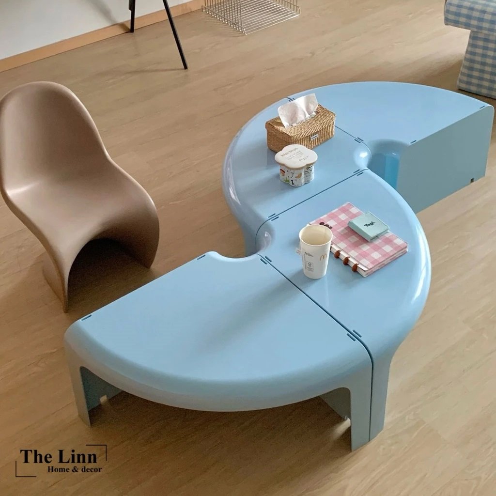 Bàn Trà Sofa Tròn Nhựa Đúc Cao Cấp