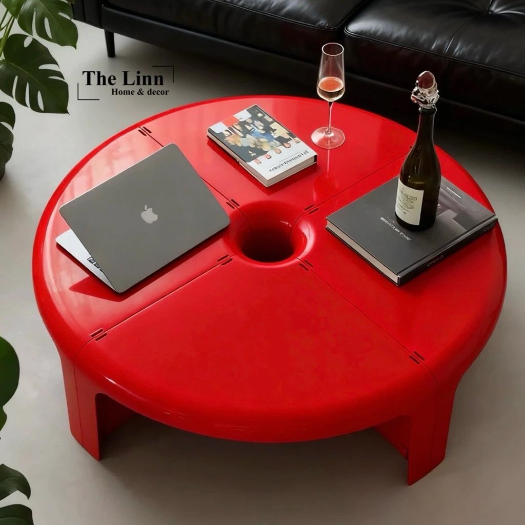 Bàn Trà Sofa Tròn Nhựa Đúc Cao Cấp Bàn Trà Sofa Tròn Nhựa Đúc Cao Cấp