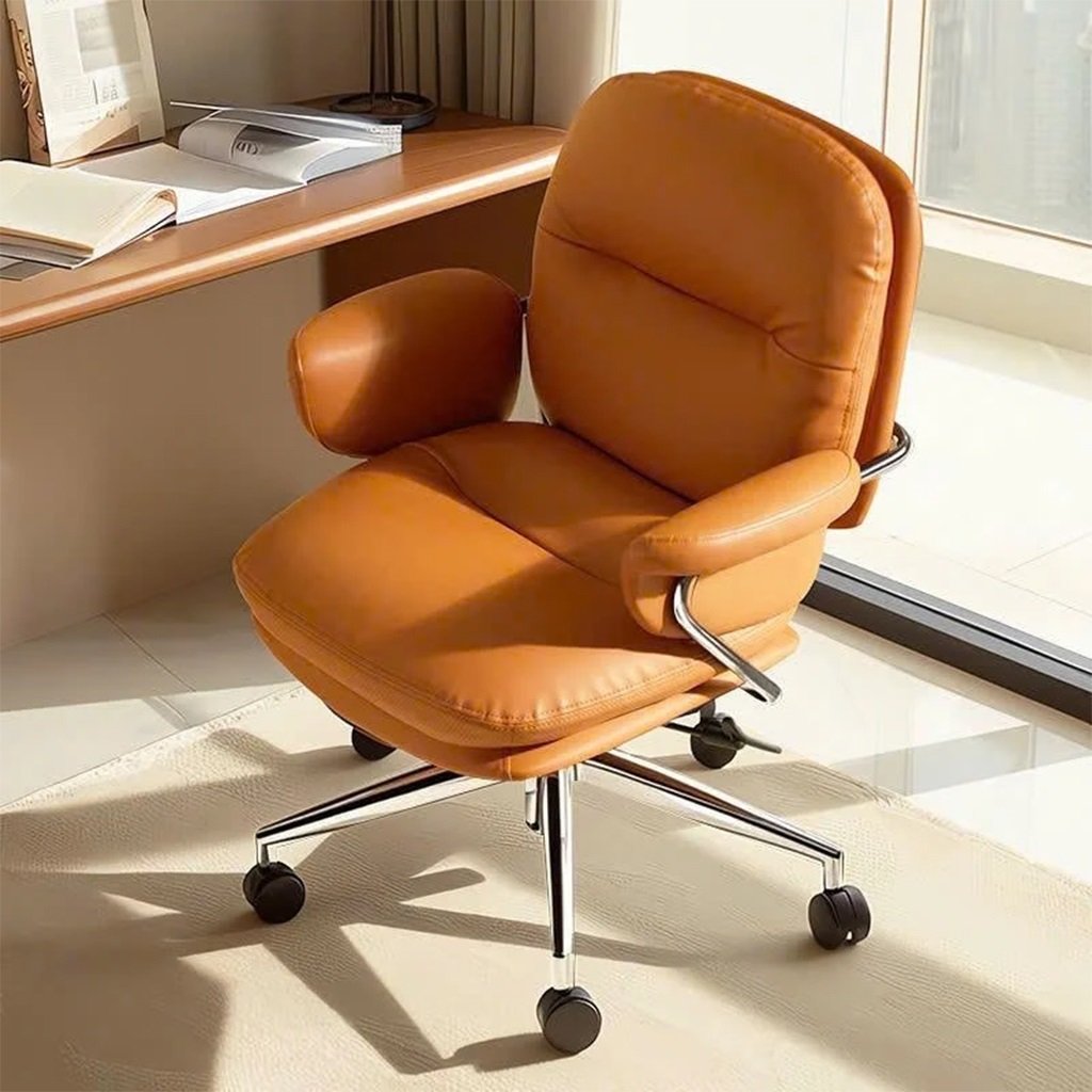 Ghế Bàn Làm Việc Nệm Da Sang Trọng FN3103