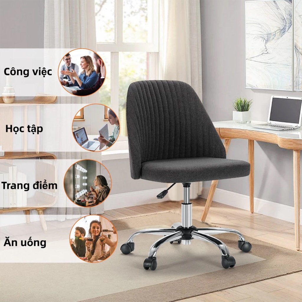 Ghế Bàn Làm Việc Nhỏ Gọn Hiện Đại