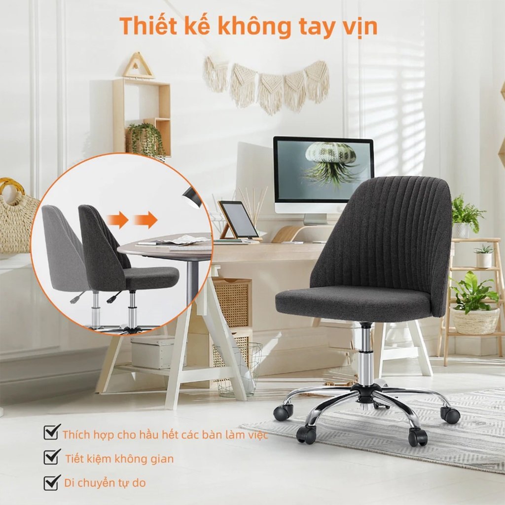 Ghế Bàn Làm Việc Nhỏ Gọn Hiện Đại