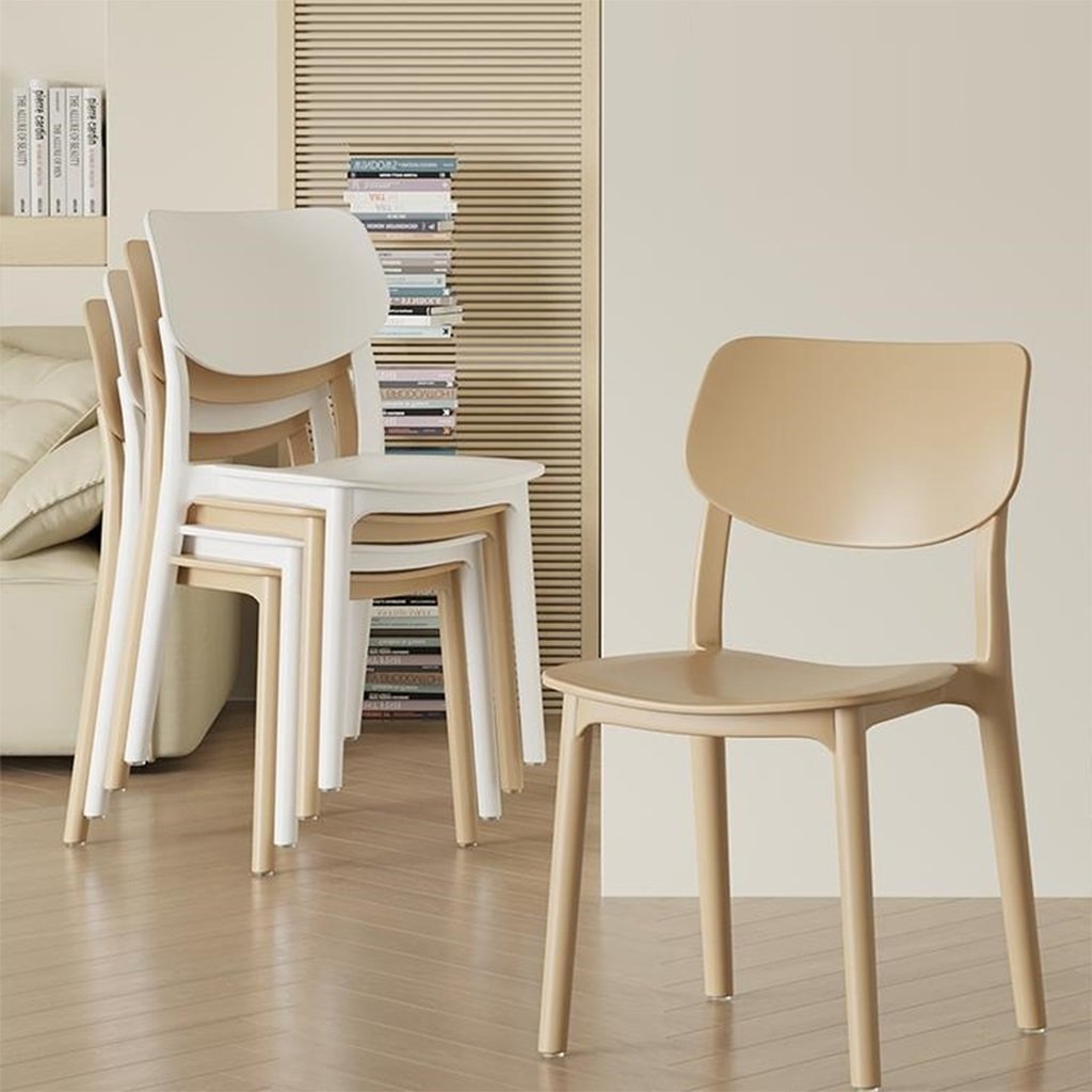 Ghế Cafe Ngoài Trời Nhựa Đúc Xếp Chồng