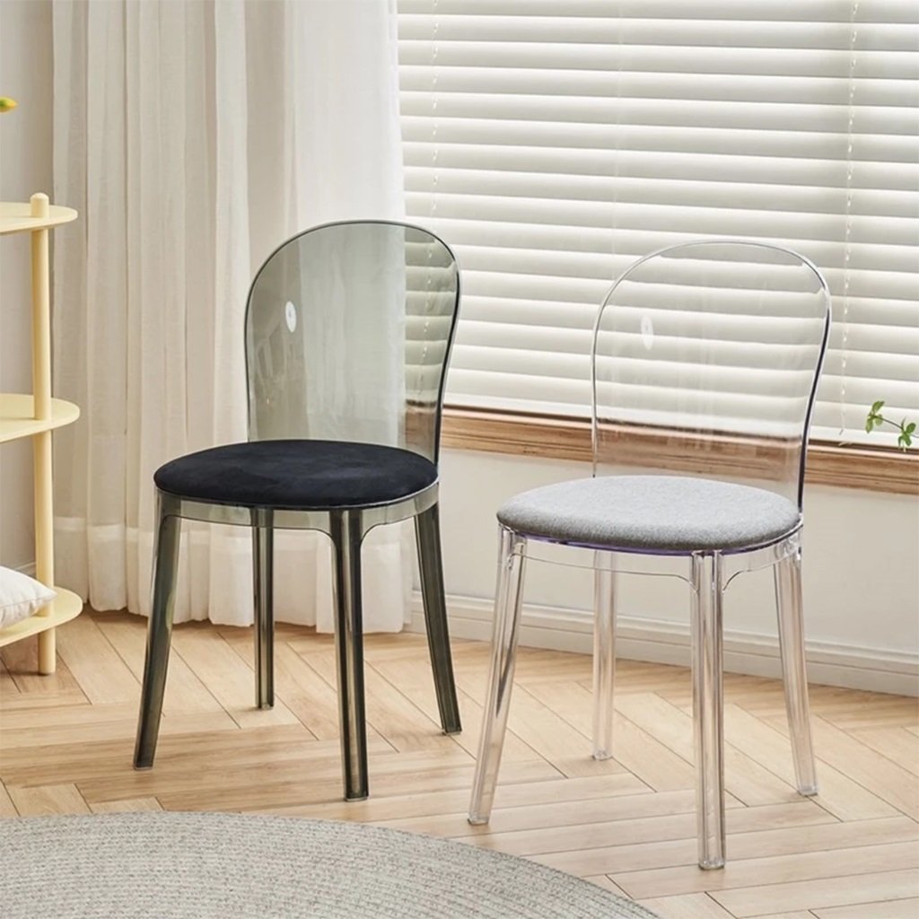 Ghế Cafe Nhựa Trong Suốt Murano Chair