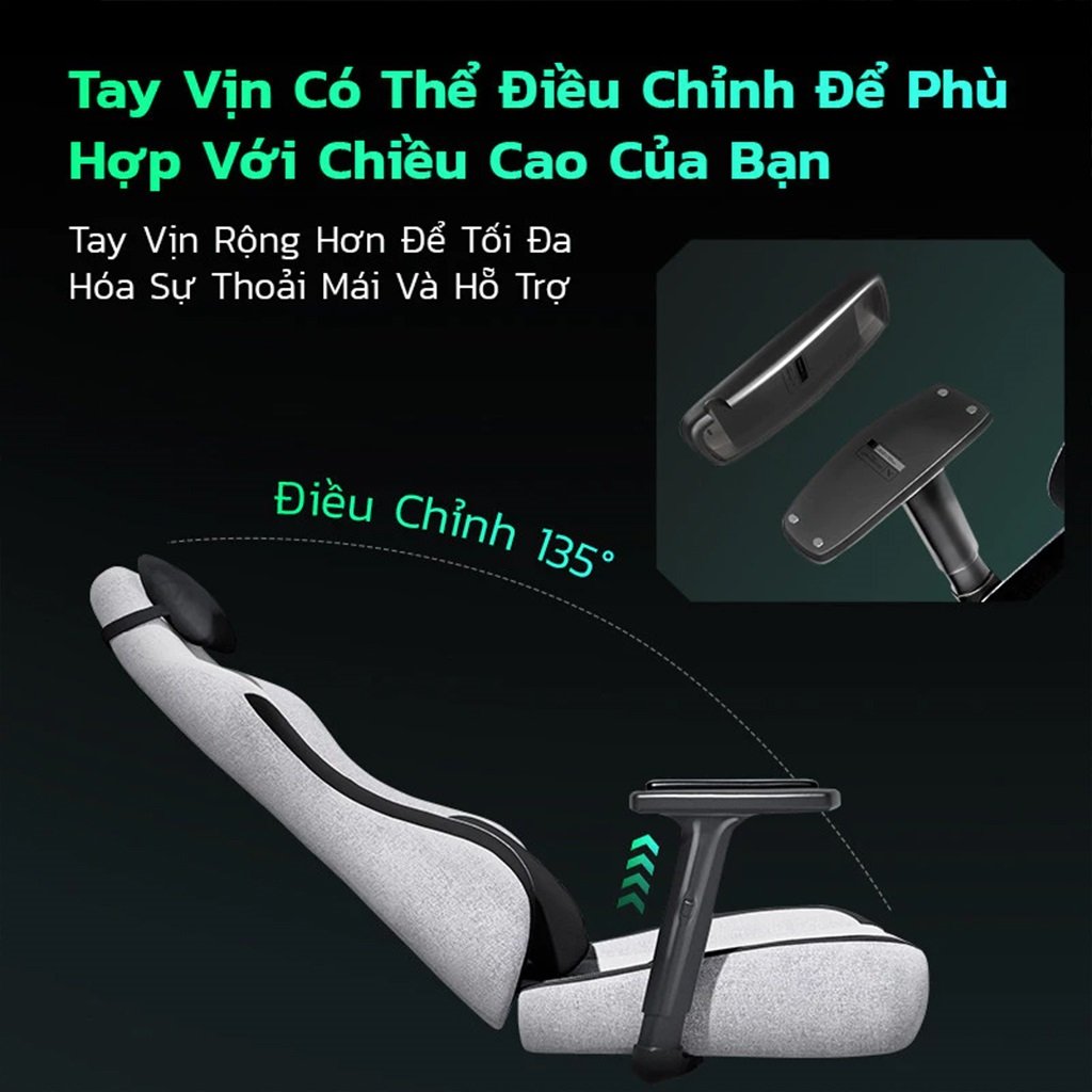 Ghế Chơi Game Xpanse 003 Cải Tiến Vải Nano-Tech