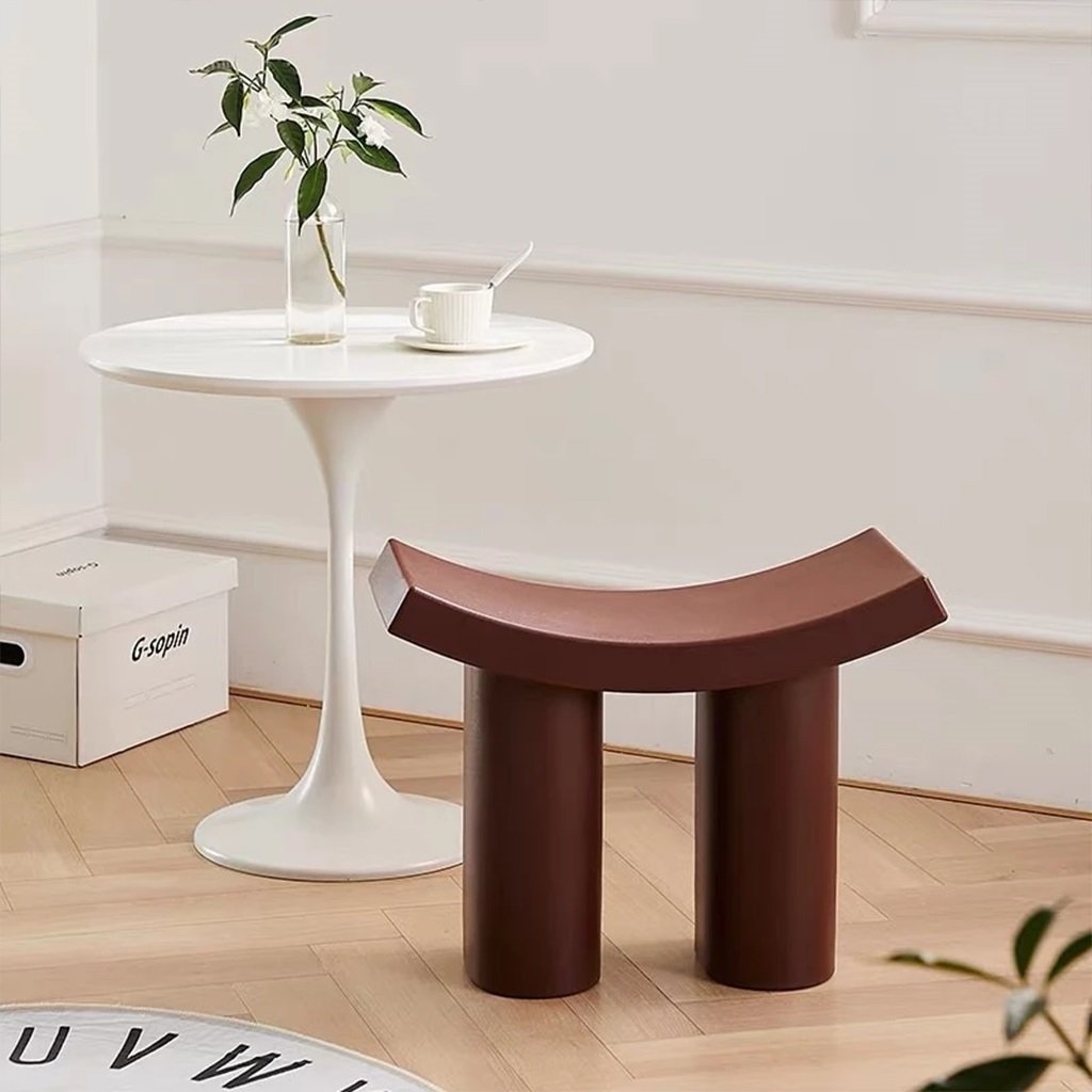 Ghế Đẩu Nhựa Đúc Chân Voi Nordic Chair