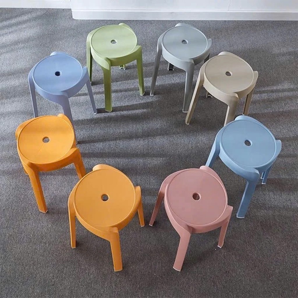 Ghế Đẩu Nhựa Xếp Chồng Đẹp Hiện Đại
