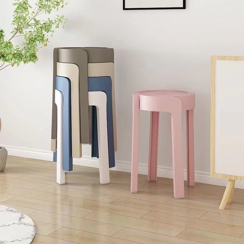Ghế Đẩu Nhựa Xếp Chồng Đẹp Hiện Đại
