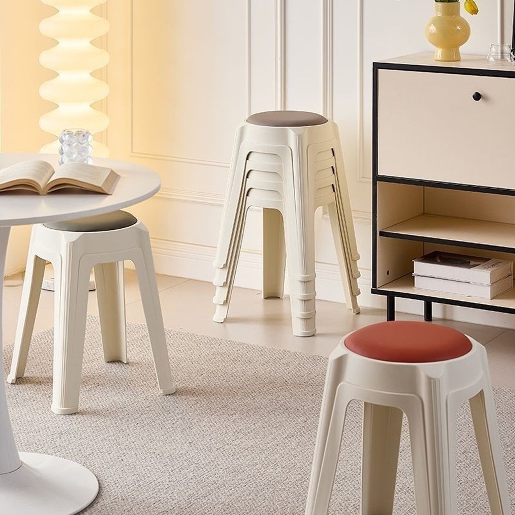 Ghế Đẩu Nhựa Xếp Chồng YiYi