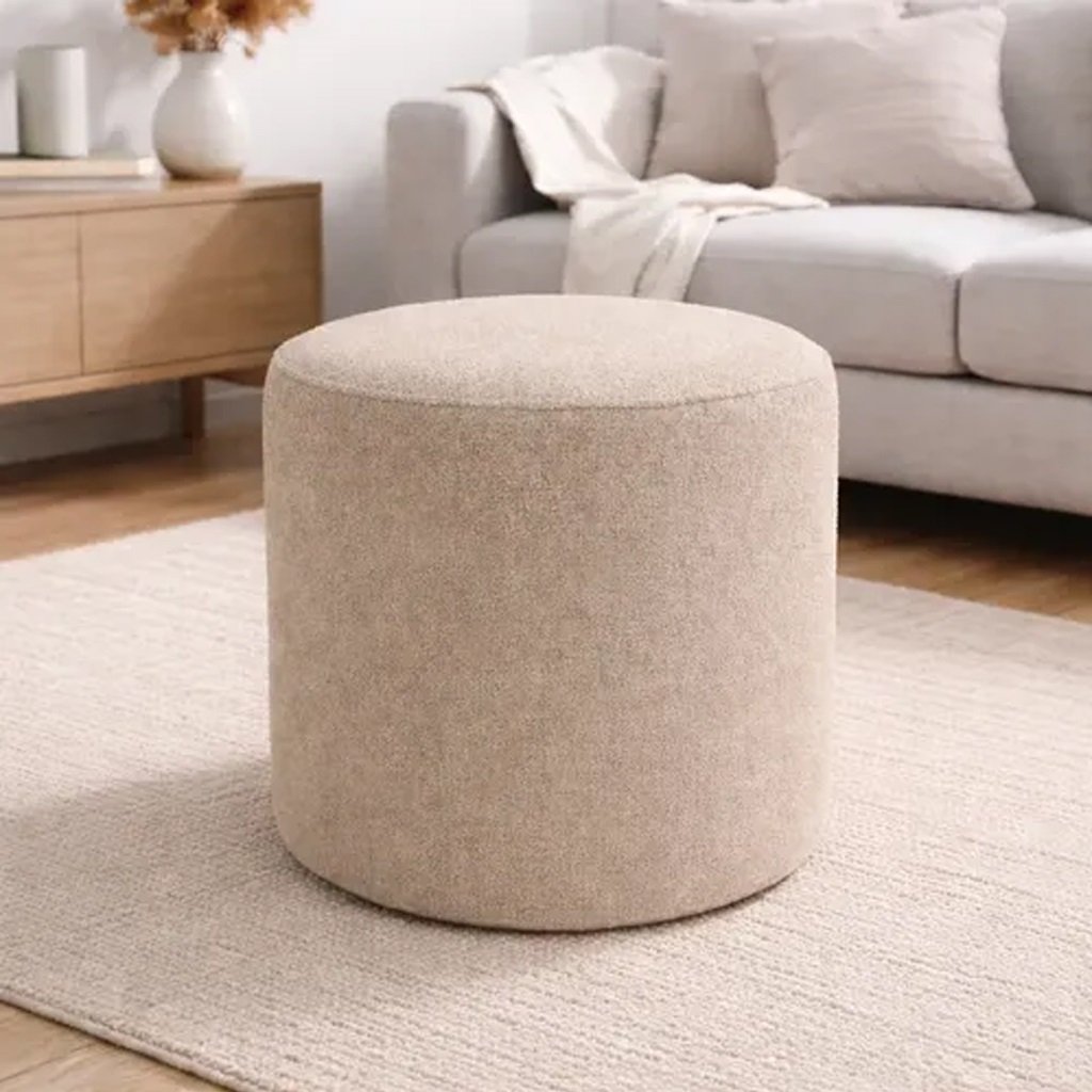 Ghế Đôn Bàn Trang Điểm Vải Nỉ Kavi