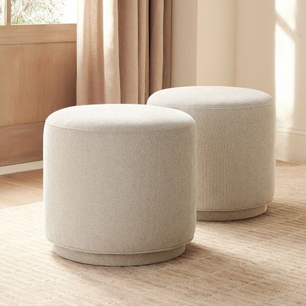 Ghế Đôn Bàn Trang Điểm Vải Nỉ Kavi