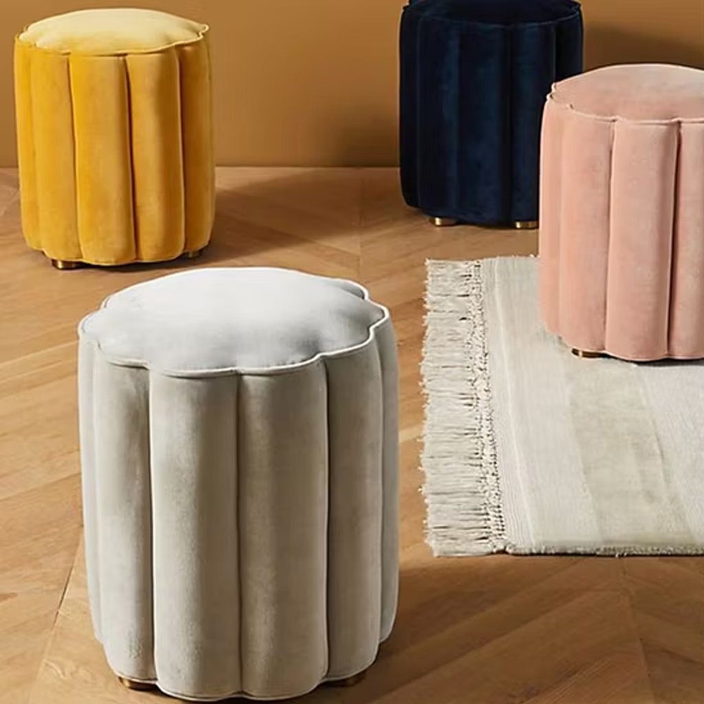 Ghế Đôn Bàn Trang Điểm Velvet Stool