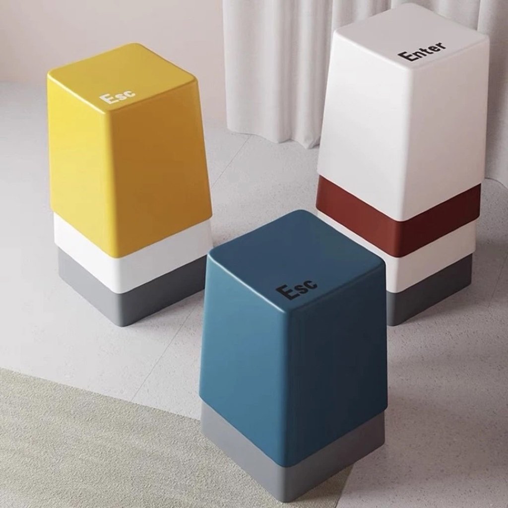 Ghế Đôn Nhựa Bàn Phím Cao Cấp The Linn Ghế Đôn Nhựa Bàn Phím Cao Cấp The Linn