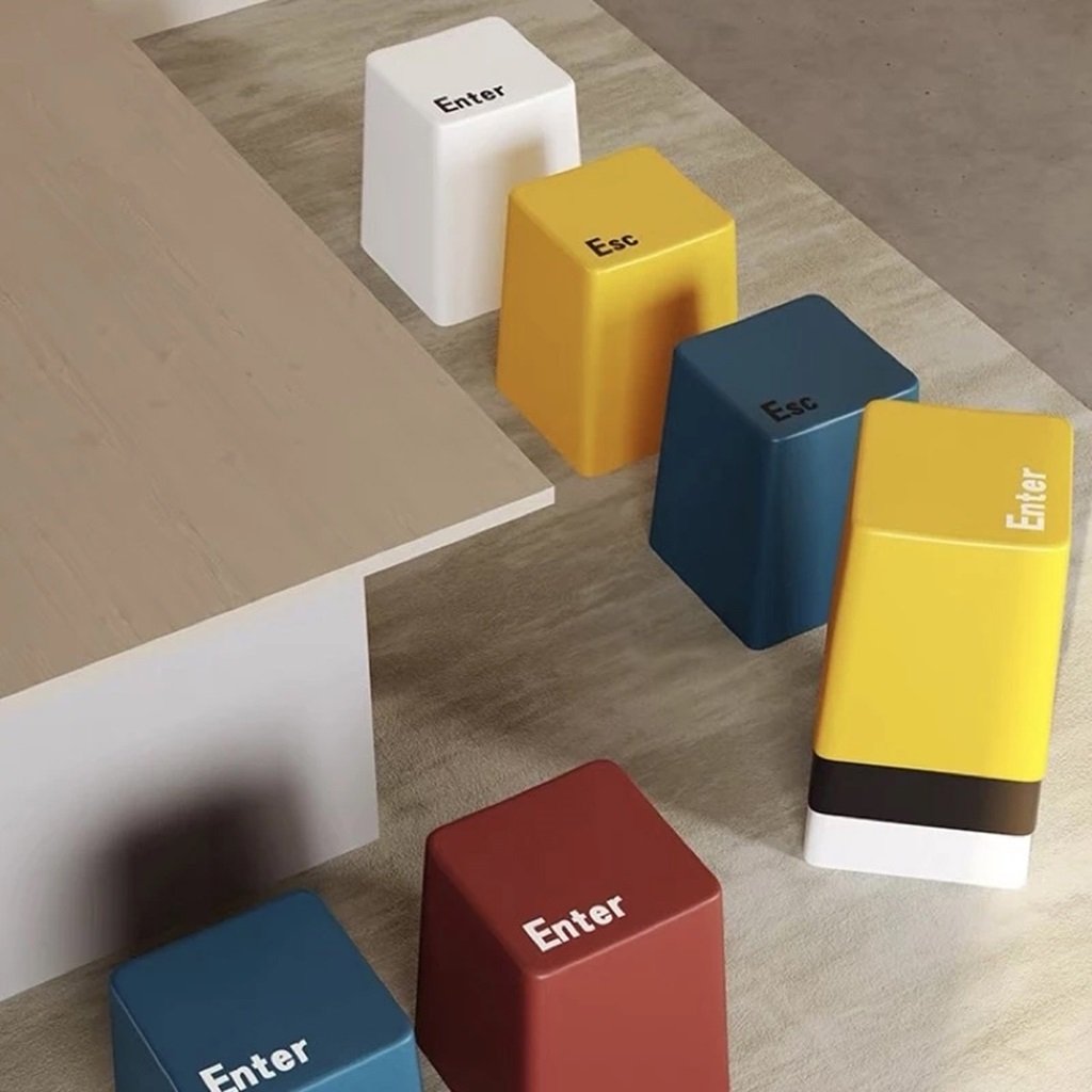 Ghế Đôn Nhựa Bàn Phím Cao Cấp The Linn Ghế Đôn Nhựa Bàn Phím Cao Cấp The Linn