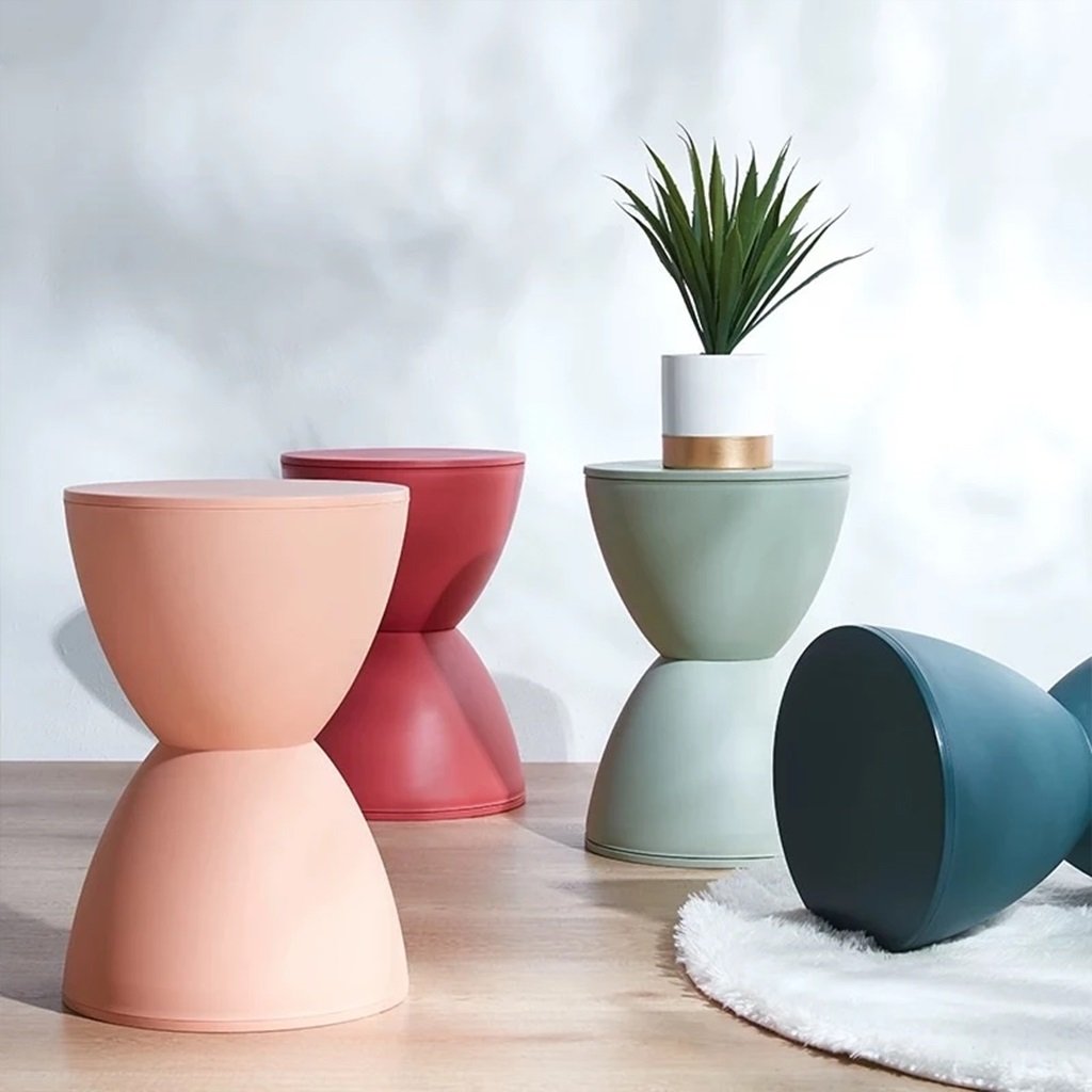 Ghế Đôn Nhựa Cao Cấp Horn Chair