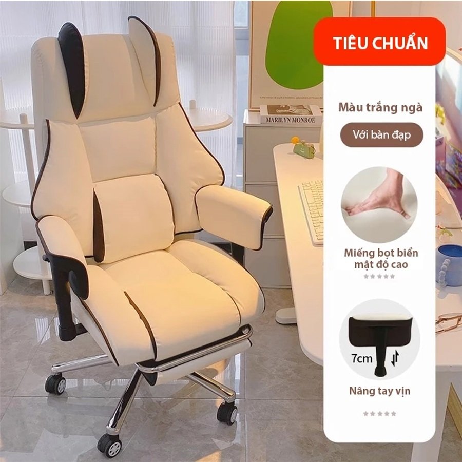 Ghế Gaming Có Gác Chân Xoay 360 Độ Mhome