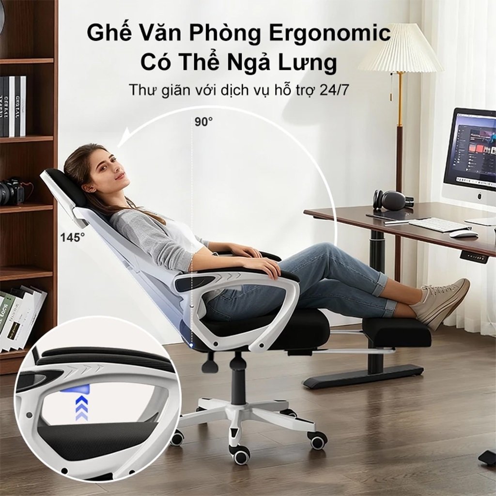 Ghế Gaming Công Thái Học Brthory Ergonomic Chair