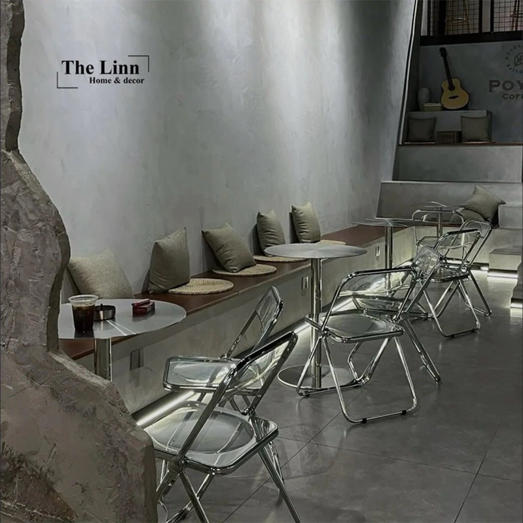 Ghế Gấp Trong Suốt Plia Chair