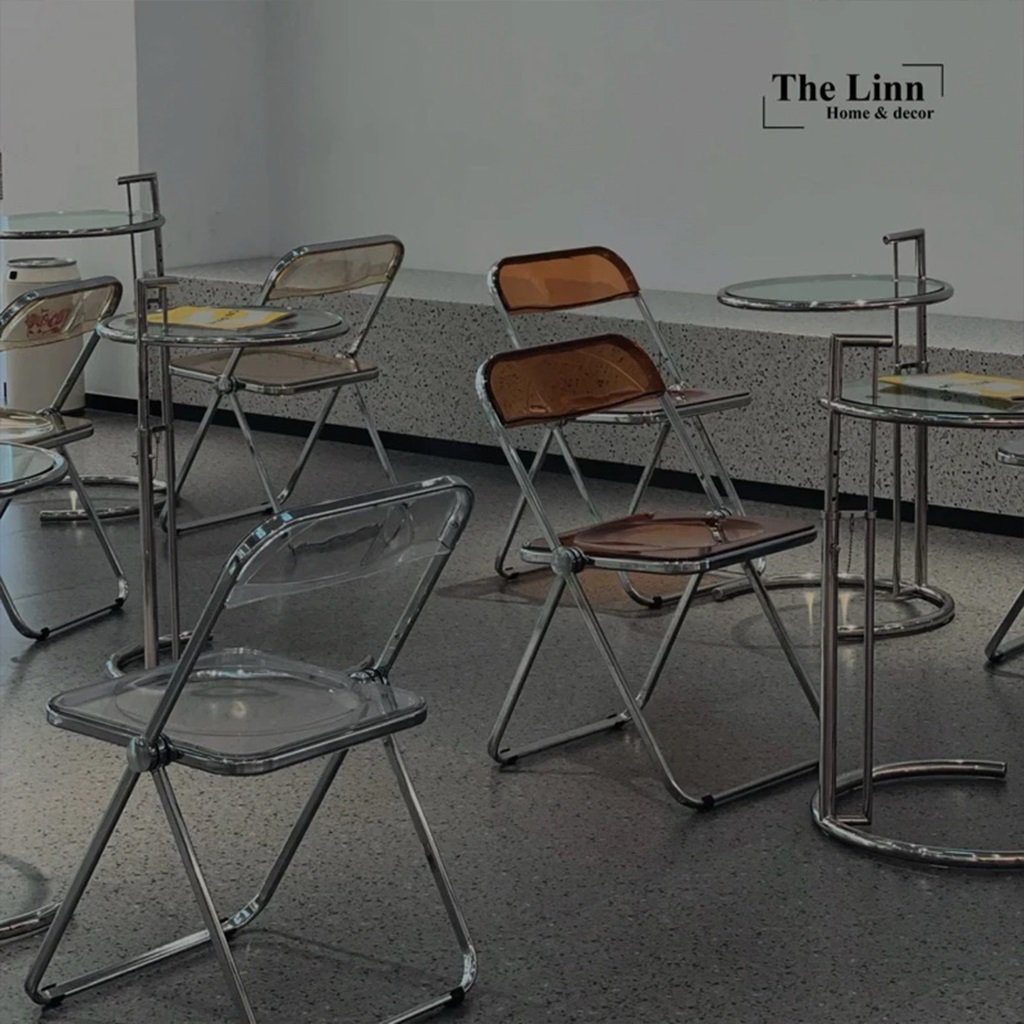 Ghế Gấp Trong Suốt Plia Chair