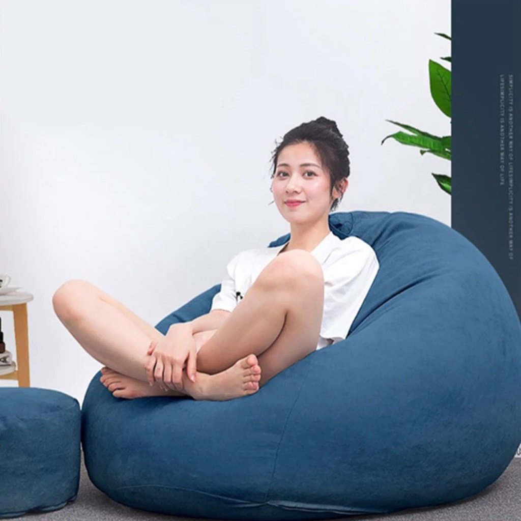 Ghế Lười Hạt Xốp Hình Hạt Đậu Powerhome