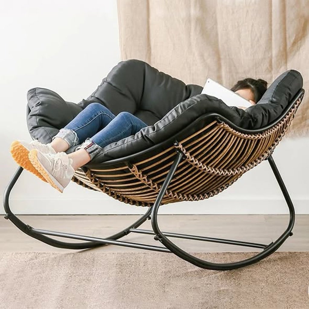 Ghế Lười Thư Giãn Bập Bênh Papasan