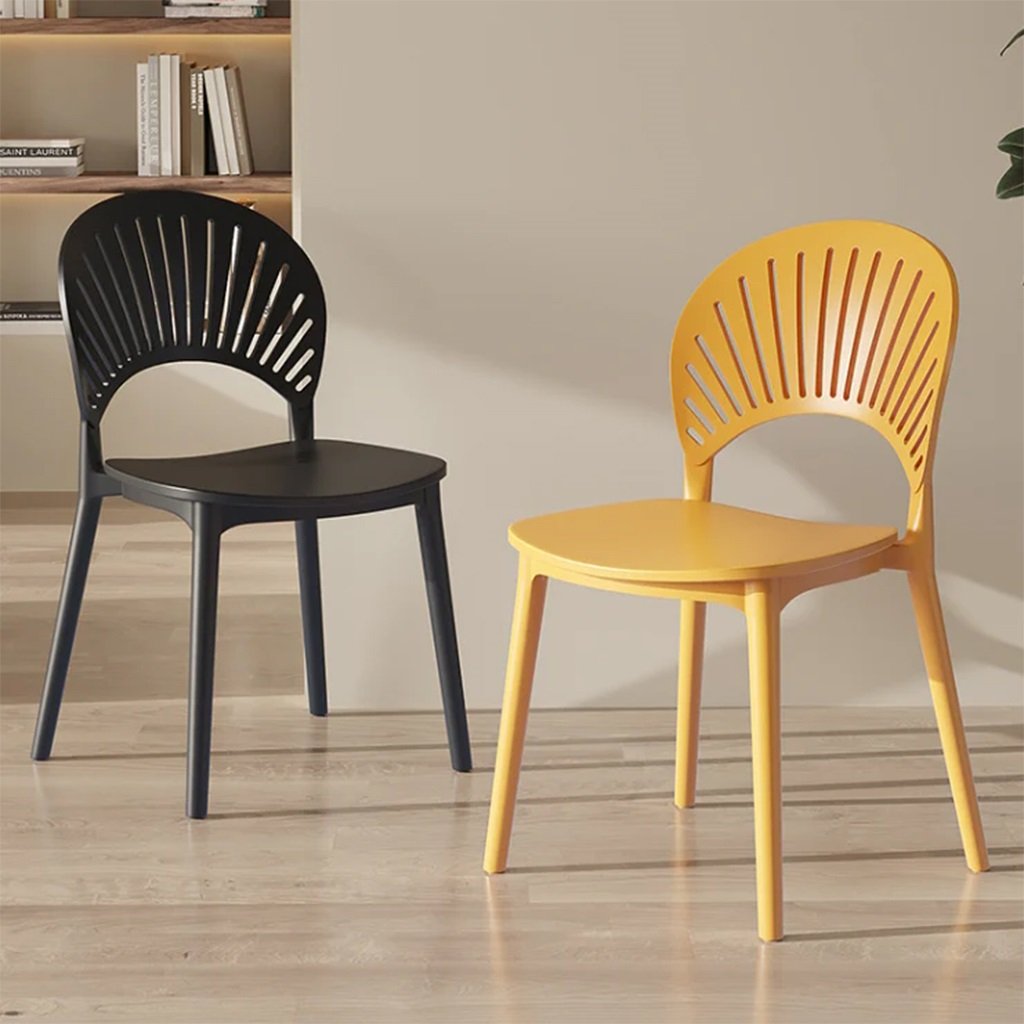 Ghế Nhựa Sân Vườn Ngoài Trời Phong Cách Bắc Âu