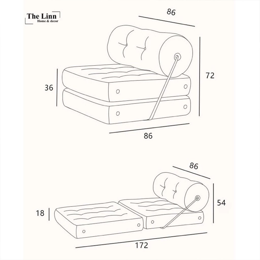Ghế Sofa Gấp Gọn Nhập Khẩu Taji Ghế Sofa Gấp Gọn Nhập Khẩu Taji