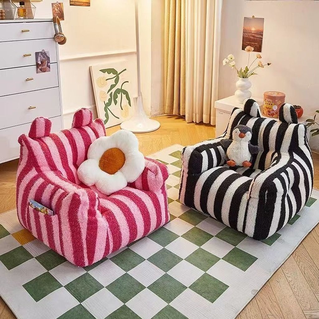 Ghế Sofa Lười Mini Hạt Xốp Cho Bé