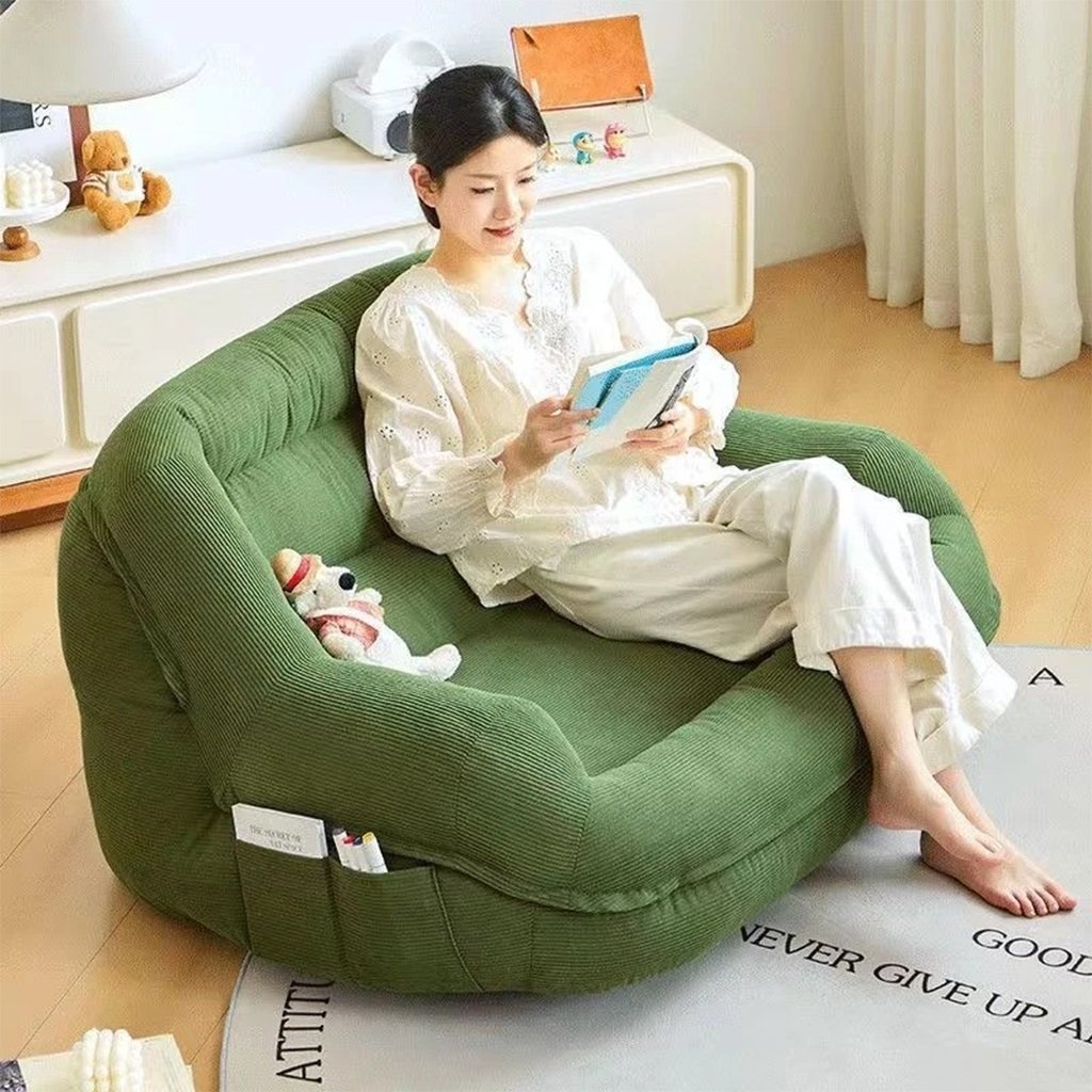 Ghế Sofa Lười Phòng Khách Vải Cotton Tatami
