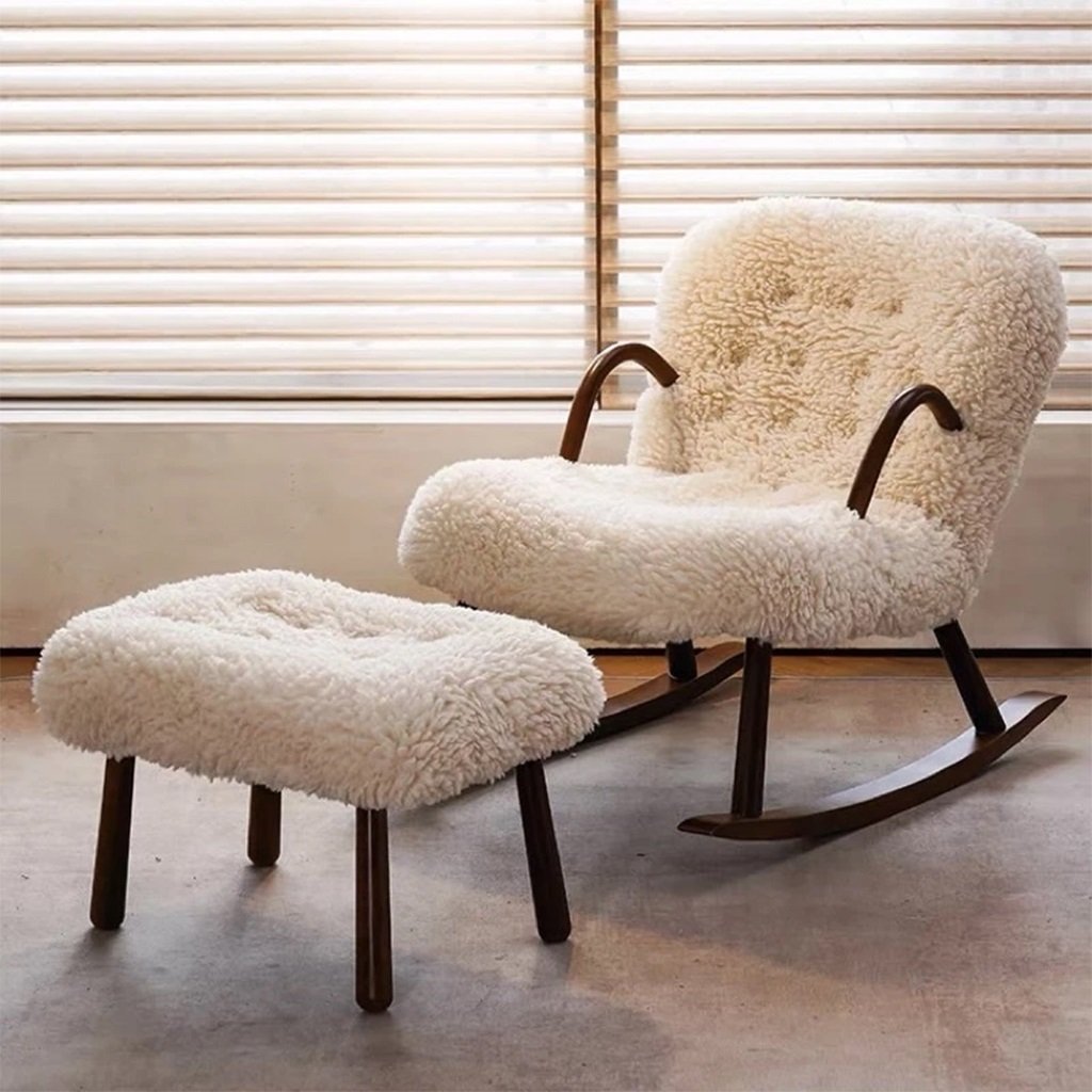 Ghế Thư Giãn Lông Cừu Cao Cấp Sheep Chair Sang Trọng