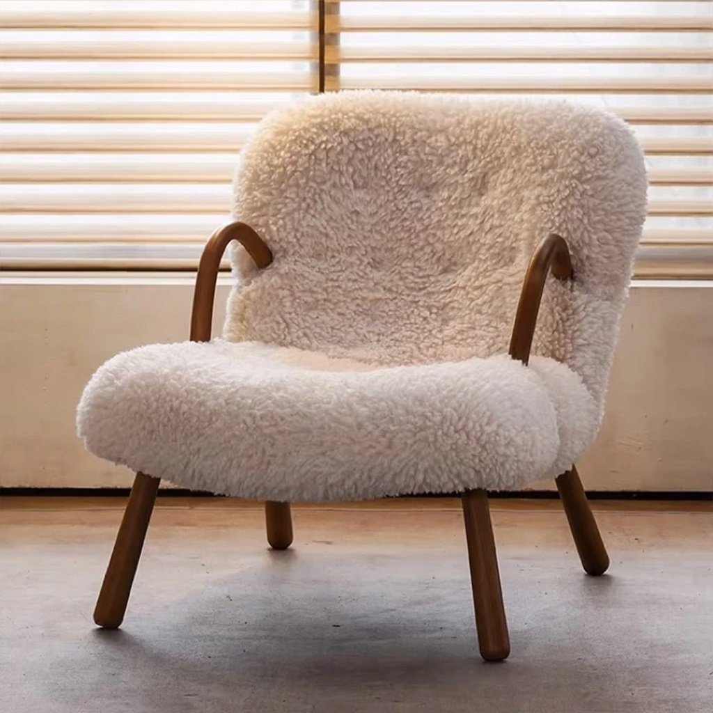 Ghế Thư Giãn Lông Cừu Cao Cấp Sheep Chair Sang Trọng