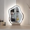 Gương Bàn Trang Điểm Cảm Ứng Đèn Led 3 Màu GĐB01