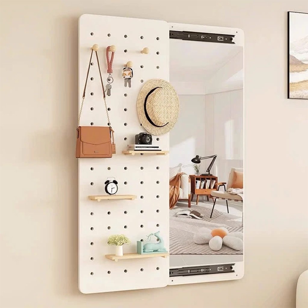 Gương Kết Hợp Kệ Treo Tường Decor