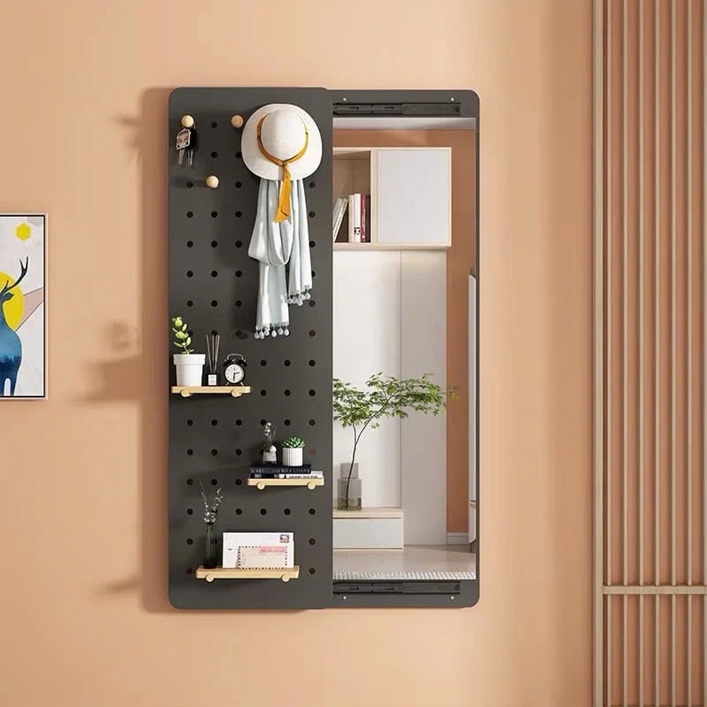 Gương Kết Hợp Kệ Treo Tường Decor