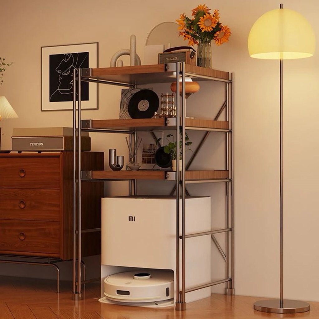 Kệ Để Đồ Trang Trí Phòng Khách Phong Cách Japandi