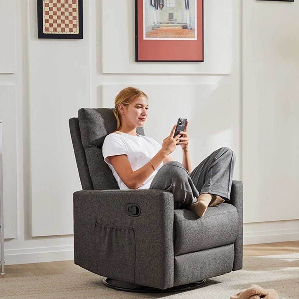 Sofa Đơn Thư Giãn Phòng Khách Xoay 360 Độ