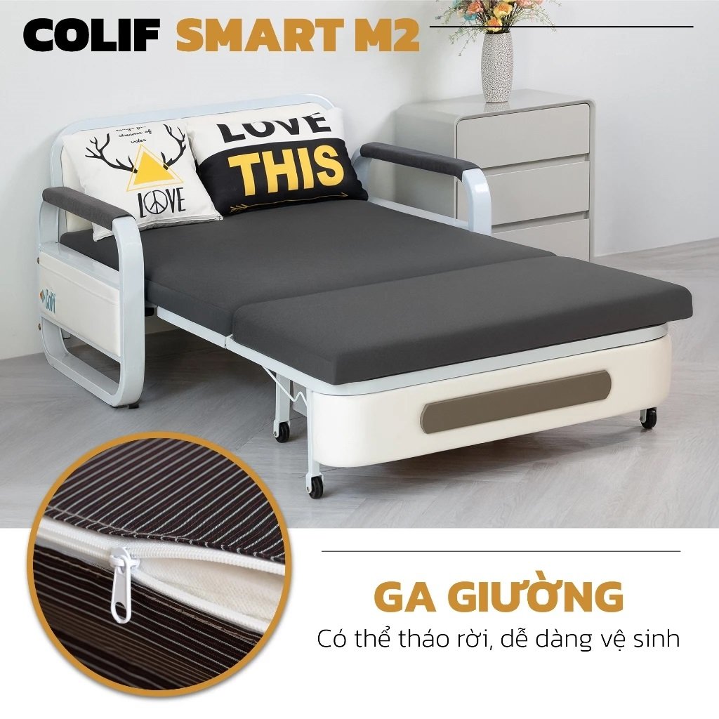 Sofa Giường Đa Năng Colif Smart M2 Cao Cấp
