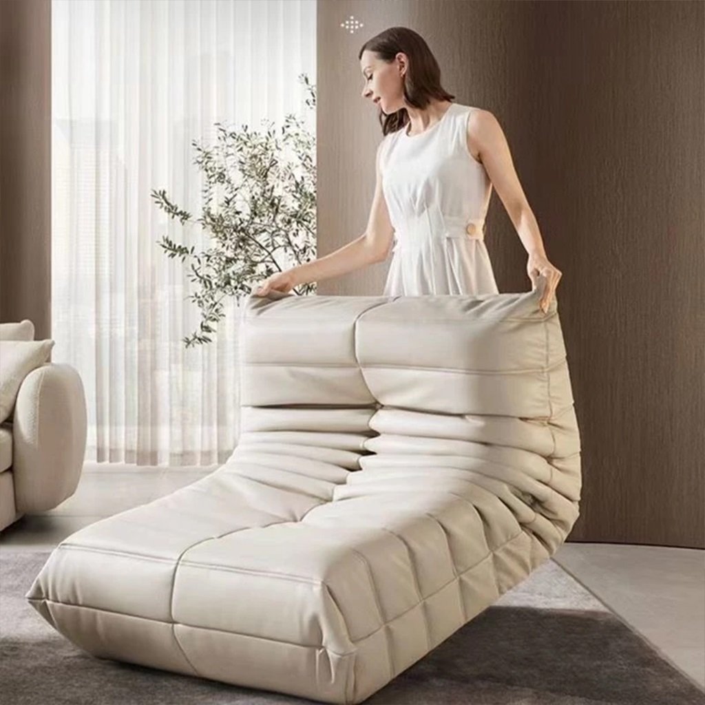 Sofa Lười Togo Vải Da Chống Thấm Tatami