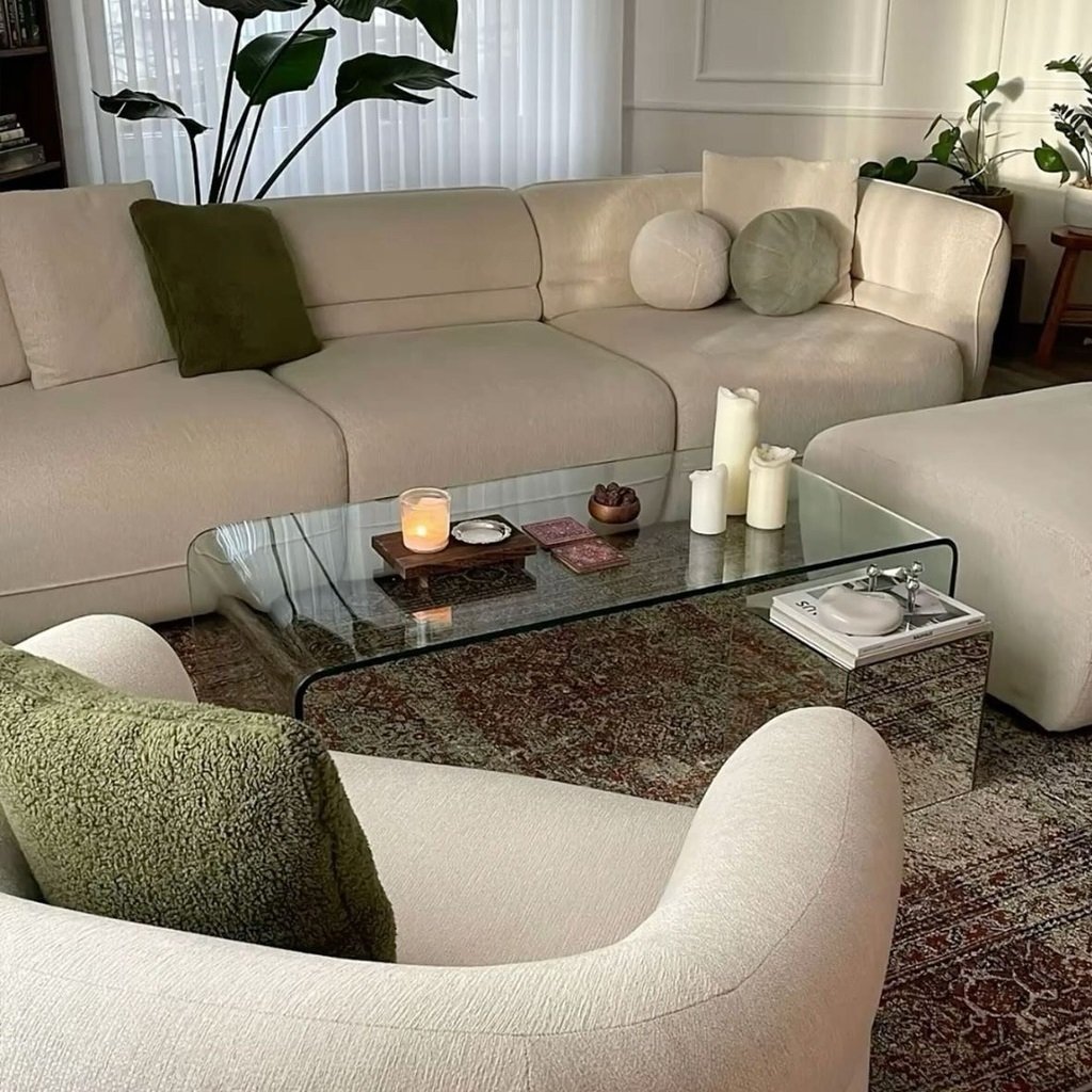 Bàn Trà Sofa Kính Cường Lực Lumi Table