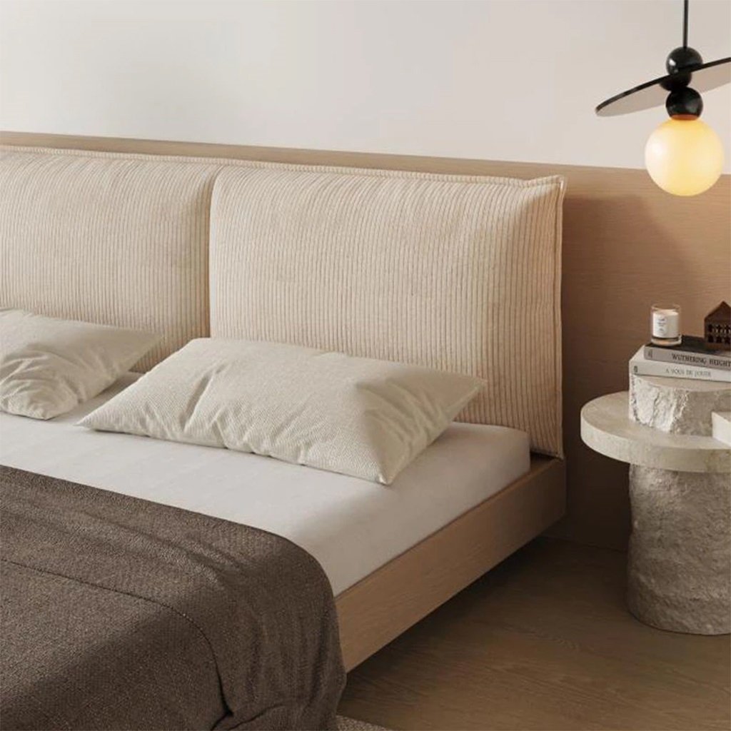 Đệm Tựa Đầu Giường Bằng Vải Nhung Mềm Tatami