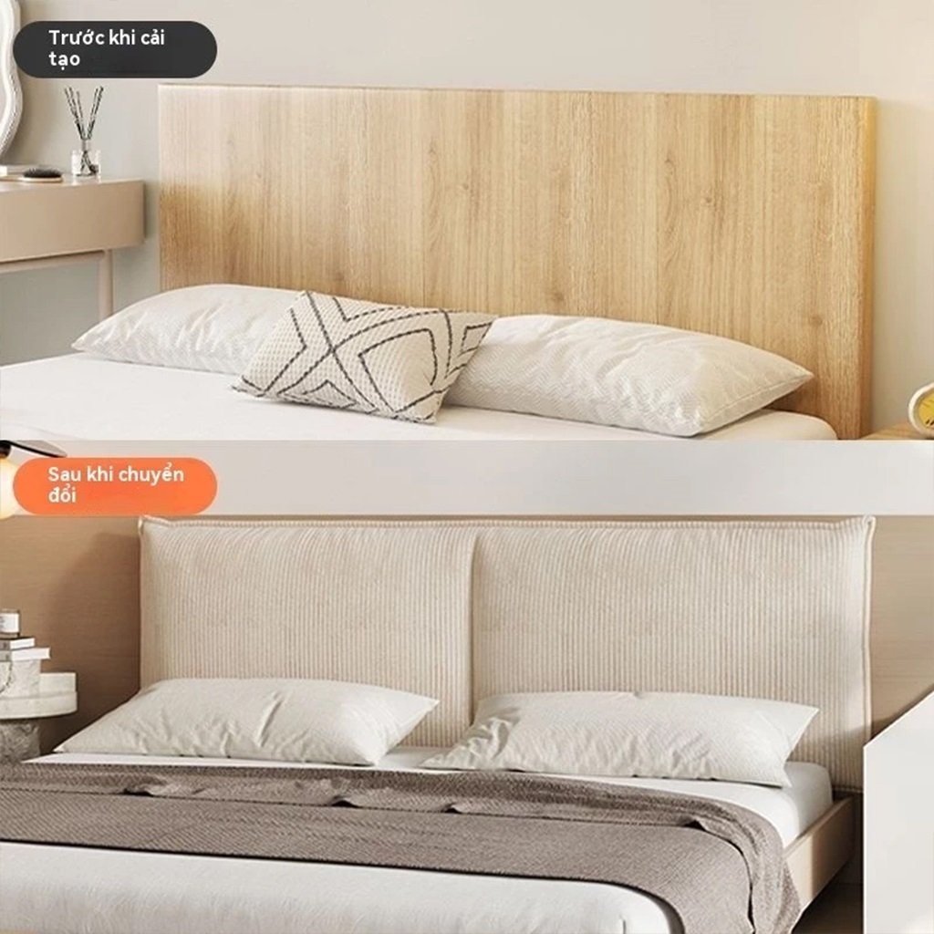 Đệm Tựa Đầu Giường Bằng Vải Nhung Mềm Tatami