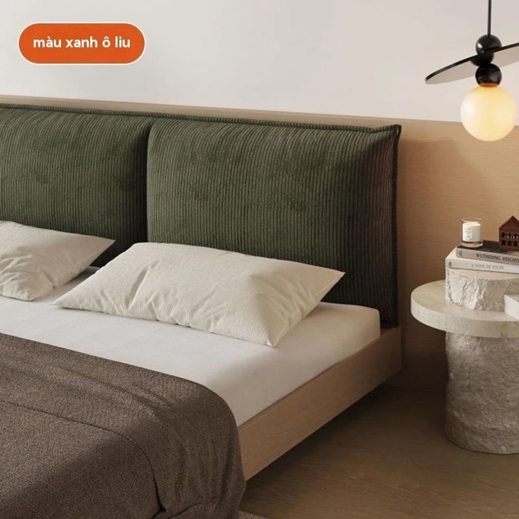 Đệm Tựa Đầu Giường Bằng Vải Nhung Mềm Tatami