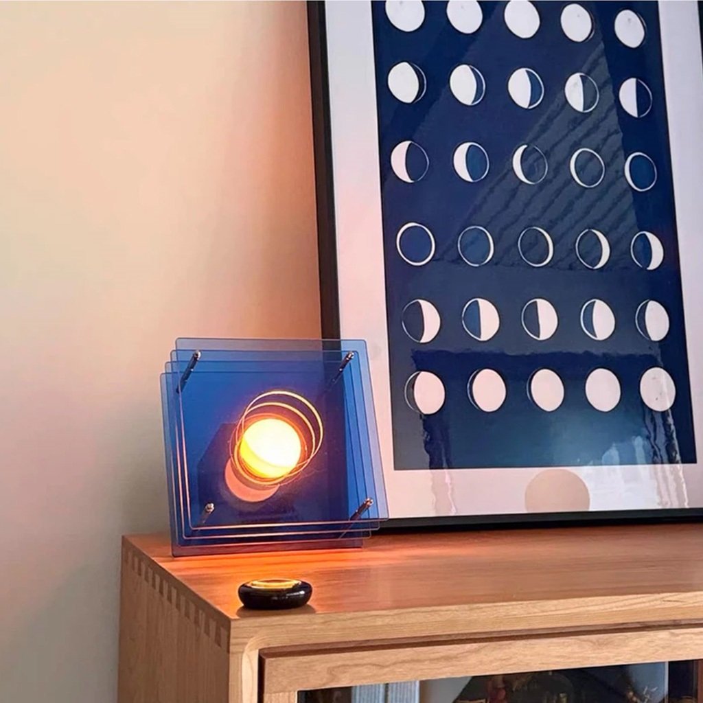 Đèn Bàn Decor Nội Thất Acrylic Nhiều Lớp